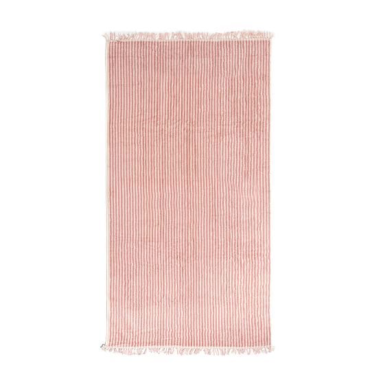Business And Pleasure The Beach Towel Lauren's Pink Stripe | West Elm (US)