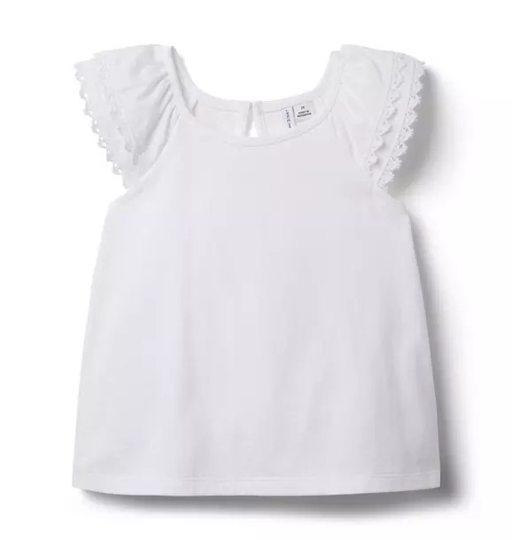 Lace Trim Top | Janie and Jack