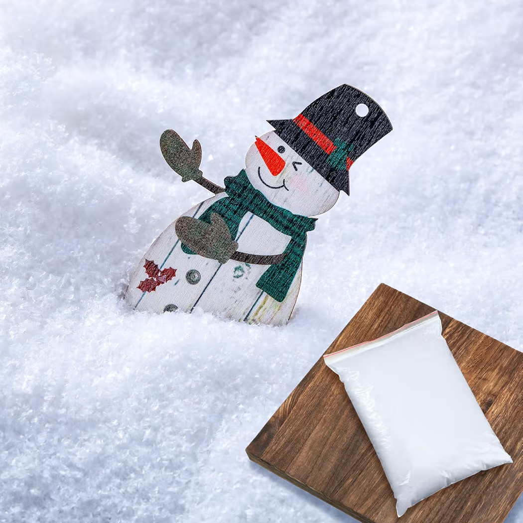 Christmas Fake Snow for Crafts Glitter Fake Snow Village Artificial Powder Decoration Artificial ... | Amazon (US)