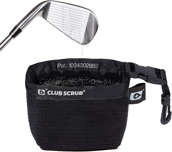 Club Scrub Golf Club and Golf Ball Cleaning Bag, Waterproof Clean Face Technology Liner, Detachab... | Amazon (US)