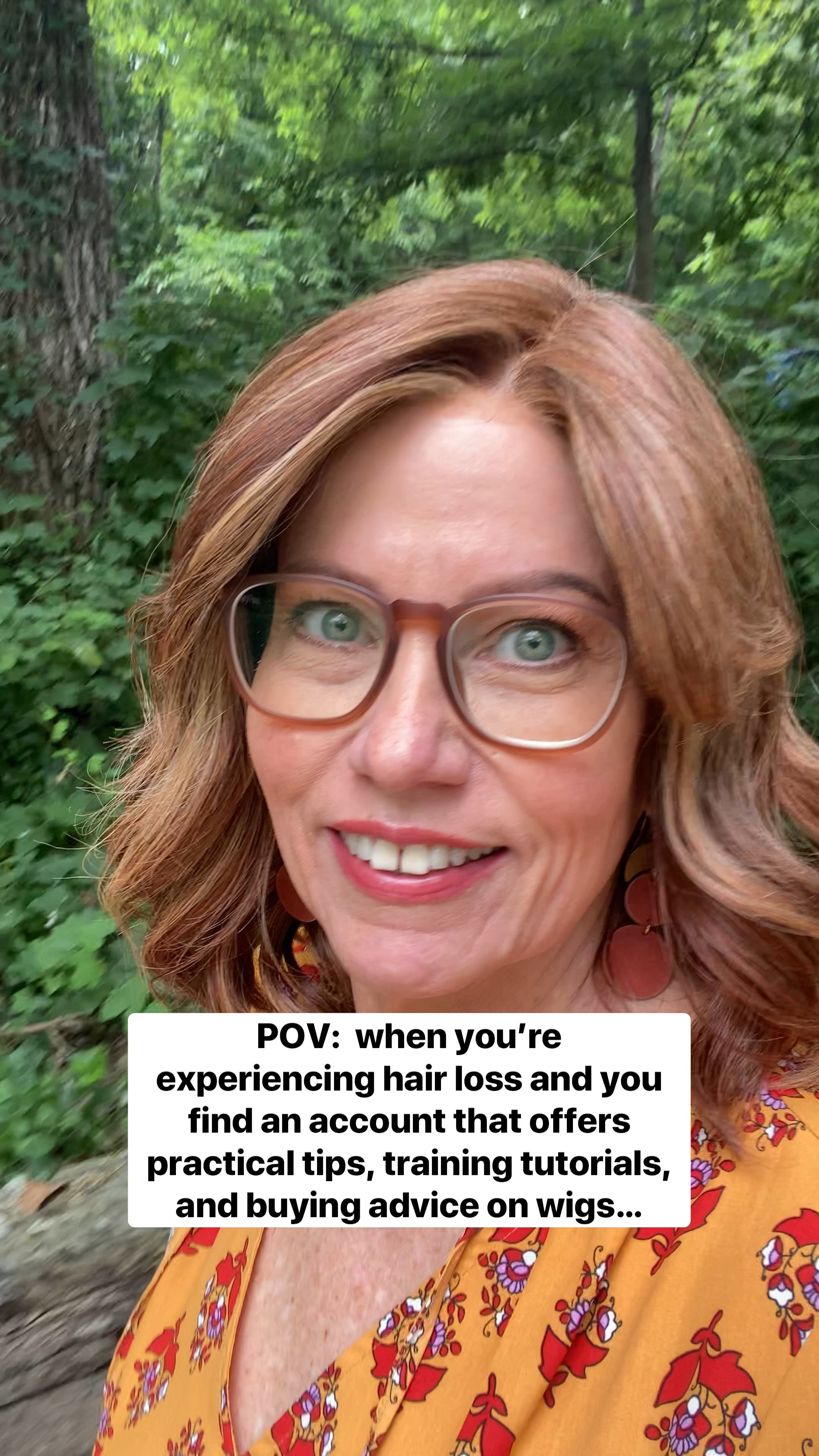 Are you struggling with hair loss, and you have tried all the scalp products - shampoos, elixirs, treatments, prescription meds, etc. and nothing seems to be helping? 

Follow me because I want to be your hair loss friend so I can show you all the amazing options that can make your life so much easier and make you feel as beautiful as you are. 🙌🏻💜

I’ve been wearing wigs for 15 years now and finally turned to them after many years of trying to make my thin and sparse hair look decent every day. I’ve never looked back and now I’m having the most fun of my life wearing different styles and colors ever. single. day. 🙌🏻🎉🤩💜

There’s so much to learn about wig styles, cap construction, tricks for keeping them in place, washing & styling them, where you can get the best deals, etc. I want to help you because I don’t want anyone to suffer like I did for so many years. Let me help!! 😘❤️

This beautiful hair @raquelwelchwigs Editors Pick Elite in the color Fiery Copper that I received from @thewigcompany in exchange for an honest review. 😍🤩🙌🏻🧡

Follow me!!
Instagram:  @wiggy_mom42
Facebook:  @wiggymom42
TikTok:  @wiggy.mom42
YouTube: @WiggyMom42

Shop my LTK:  @WiggyMom42 for my all my wigs and clothes! 

#wigwearing #wiglife #wigsister #wigs #wigsforwomenshairloss #hairloss #hairlosscommunity #androgeneticalopecia #syntheticwigs #hairoftheday #helperhair #wigjourney #wighelp #wigvibes #wiglife #wearthehair #wigoftheday #thewigcompany #gabor #gaborwigs #wiglife #truespring #truespringcolors #carolbrailey

#LTKStyleTip #LTKOver40 #LTKBeauty
