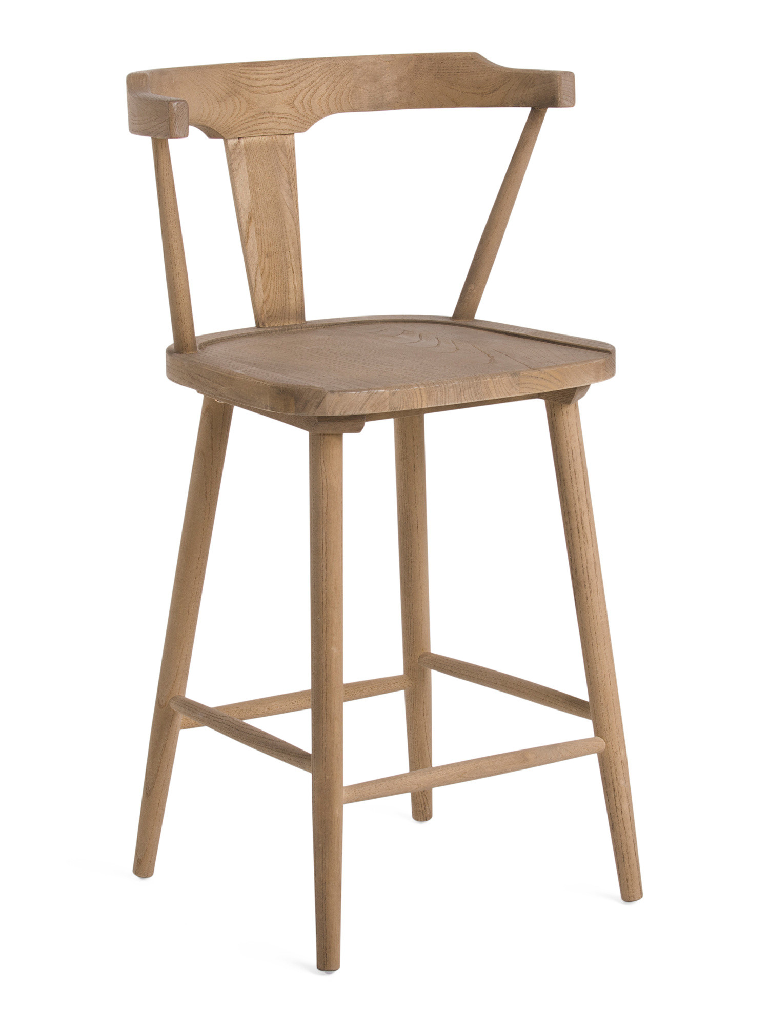 27in Geneva Wood Counter Stool | Marshalls