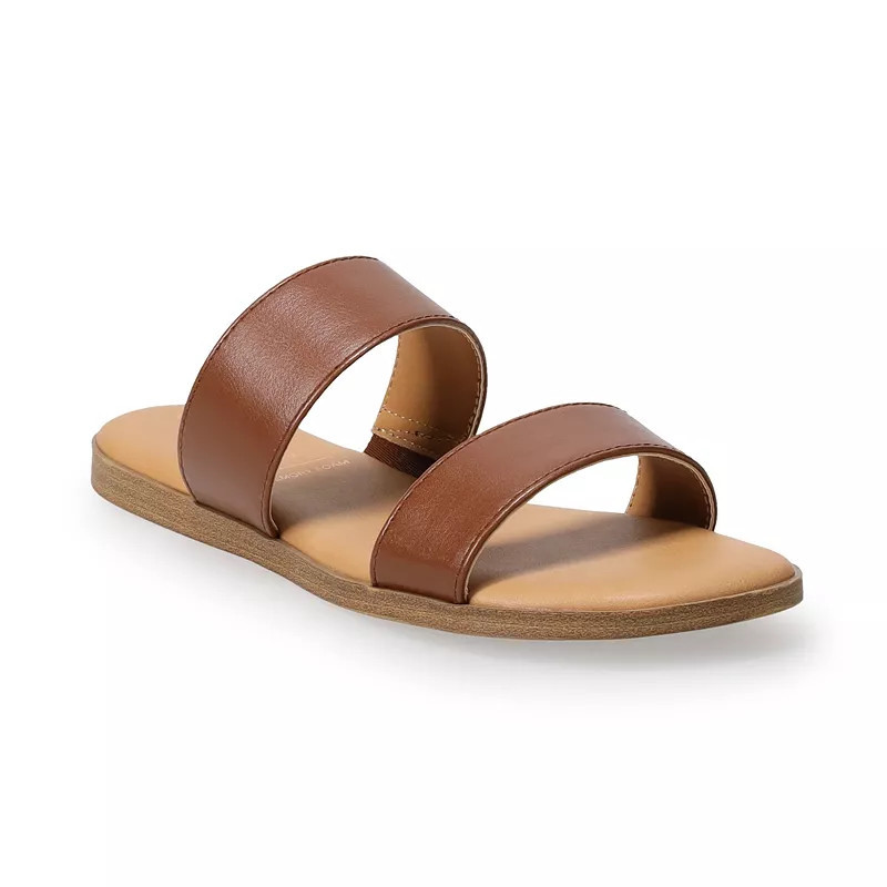 LC Lauren Conrad Sunstone Women's Slide Sandals, Size: 5, Red | Kohl's