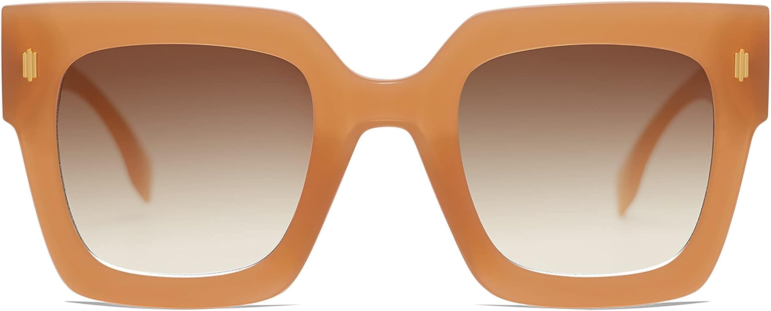 SOJOS Vintage Oversized Square Sunglasses for Women,Retro Womens Luxury Big Sun Glasses UV400 Protec | Amazon (US)