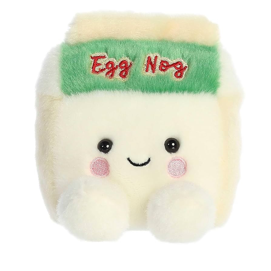 Aurora® Festive Palm Pals™ Emery Eggnog™ Stuffed Animal - Pocket-Sized Play - Collectable Fu... | Amazon (US)