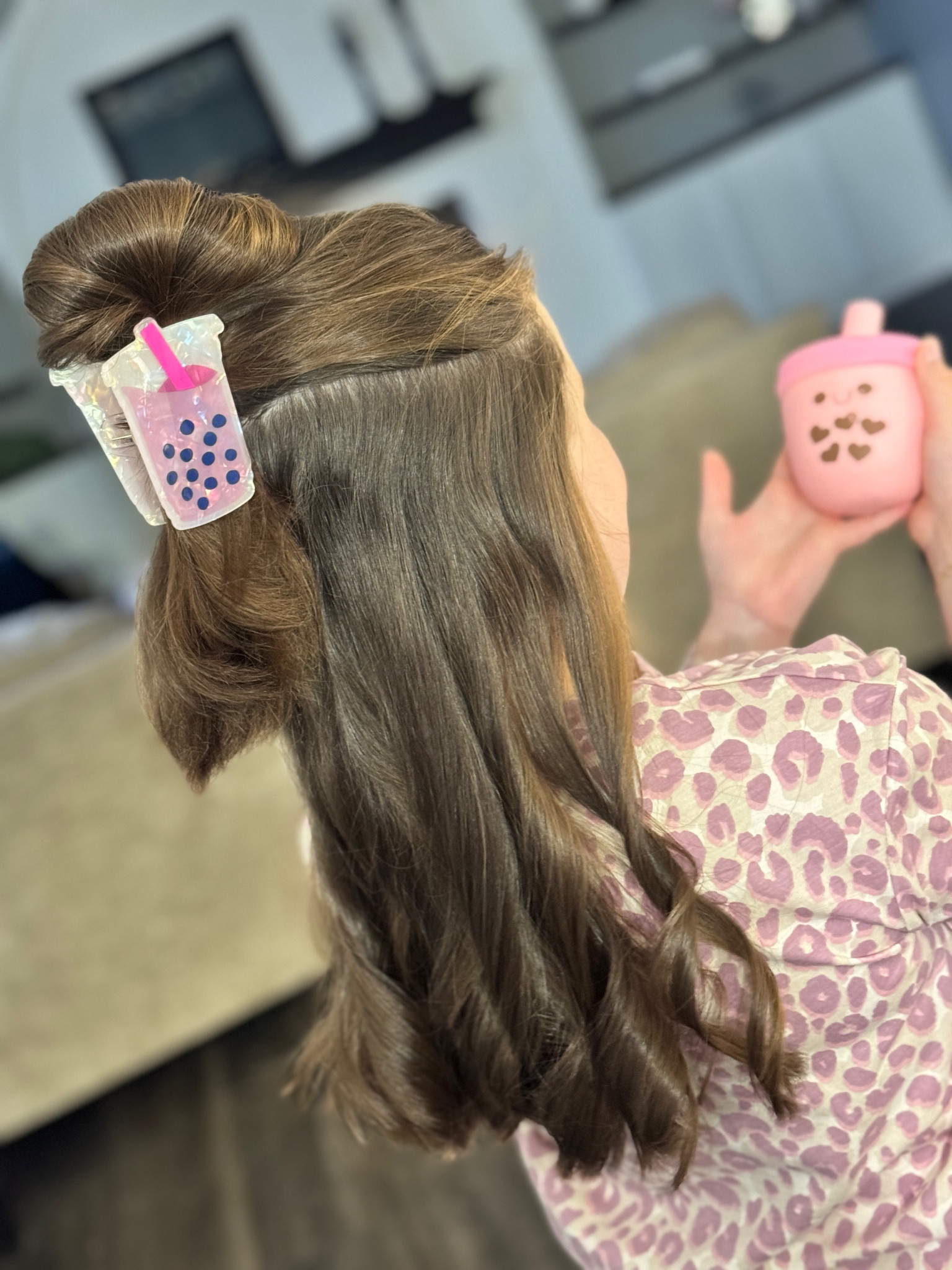 Boba tea hair clip. Boba tea squishy. Boba tea lover. Squishy lover. For my 9 year old. Target. Michaels. Target sale. Cat & Jack. Art class hair clips. Cat & Jack hair clips. Target Cat & Jack. Girls essentials. Girl finds at Target. Gift ideas. Girls leopard top. Girls leopard shirt. Birthday gift. Valentines Day gift. Hair accessories. Beauty accessories. Michaels boba tea squishy. 

#LTKStyleTip #LTKKids #LTKBeauty