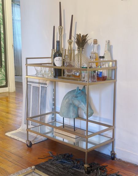 The perfect bar cart is timeless and modern. 

#LTKhome #LTKstyletip