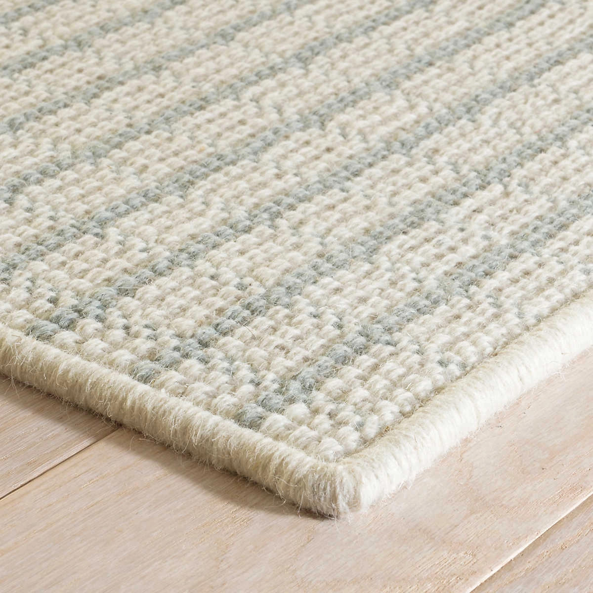 Lawrence Seaglass Woven Wool Rug | Annie Selke