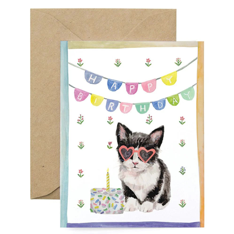 Birthday Cat Greeting Card | Paper Source