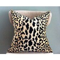 Velvet Pillow Cover,  Animal Print Pillow, Throw pillow, cheetah pillow, Gold Black Pillow, Home decor | Etsy (US)