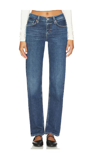 Low Rise Slim Jeans in Slick | Revolve Clothing (Global)