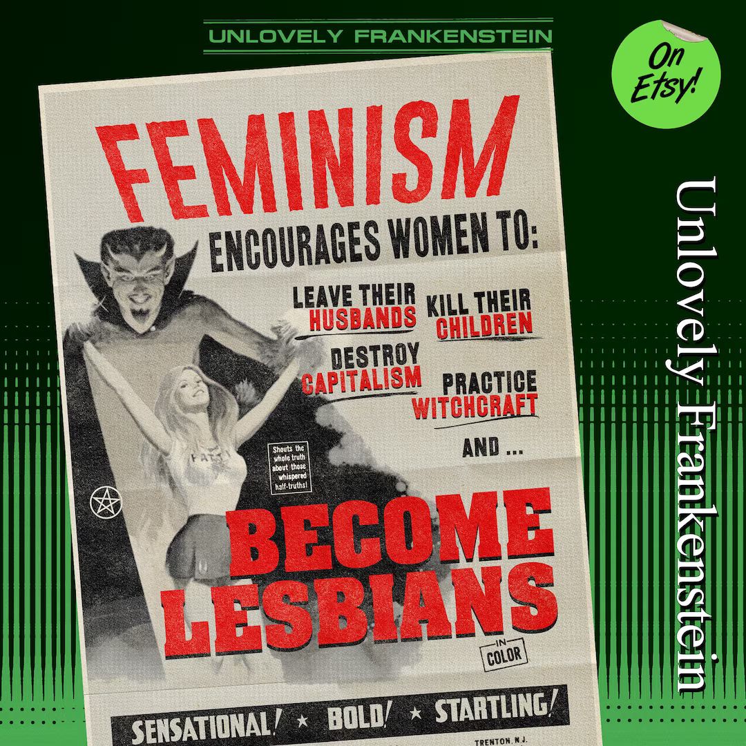 Lesbian Witchcraft! | 11x17 Art Print | Etsy (US)