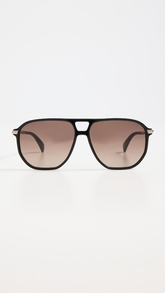 Rag & Bone Acetate Aviator Sunglasses | Shopbop | Shopbop