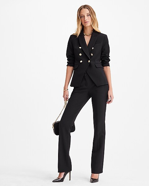 Editor Double Breasted Novelty Button Blazer | Express