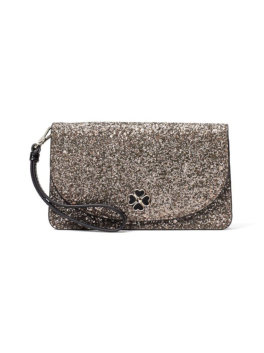 Kate Spade New York Women's Odette Glitter Multifunctional Wristlet - Rose Gold | Saks Fifth Avenue OFF 5TH