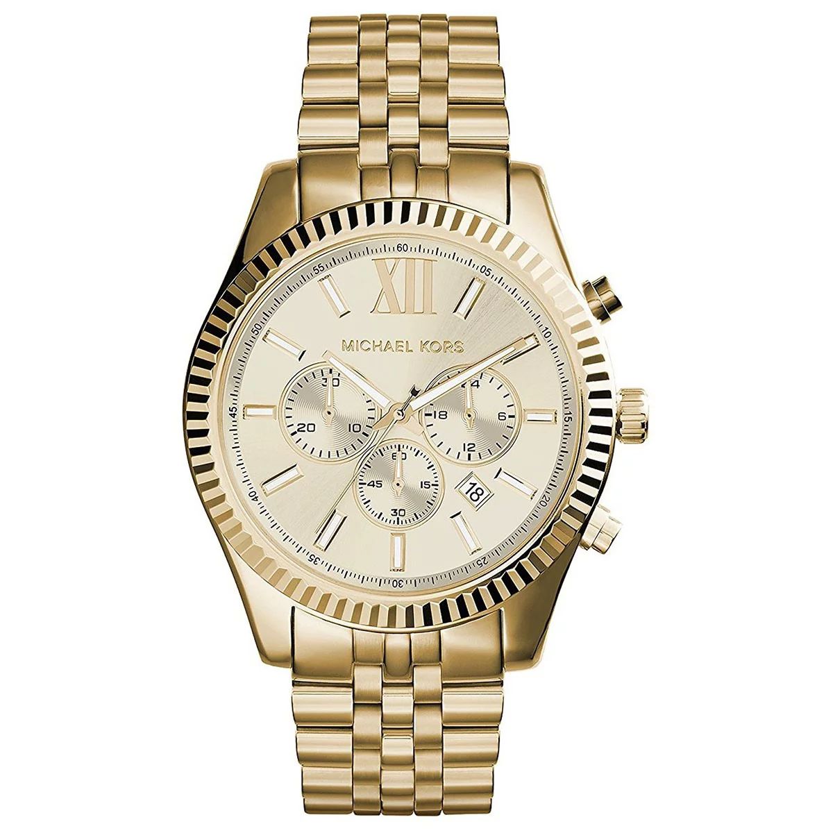 Michael Kors Men's Lexington Gold-Tone Chronograph Watch, MK8281 | Walmart (US)