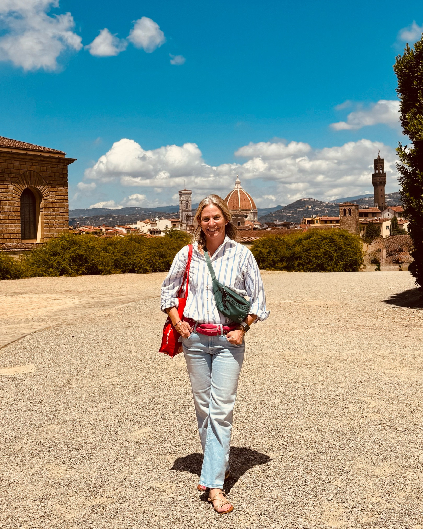 Firenze Day 2! Covered up to visit some churches, there is a dress code in Italy. And I wore sandals and still walked over 20,000 steps. Plus, carpaccio, notecard shopping and more!

#LTKdayinmylife #LTKOver40 #LTKTravel