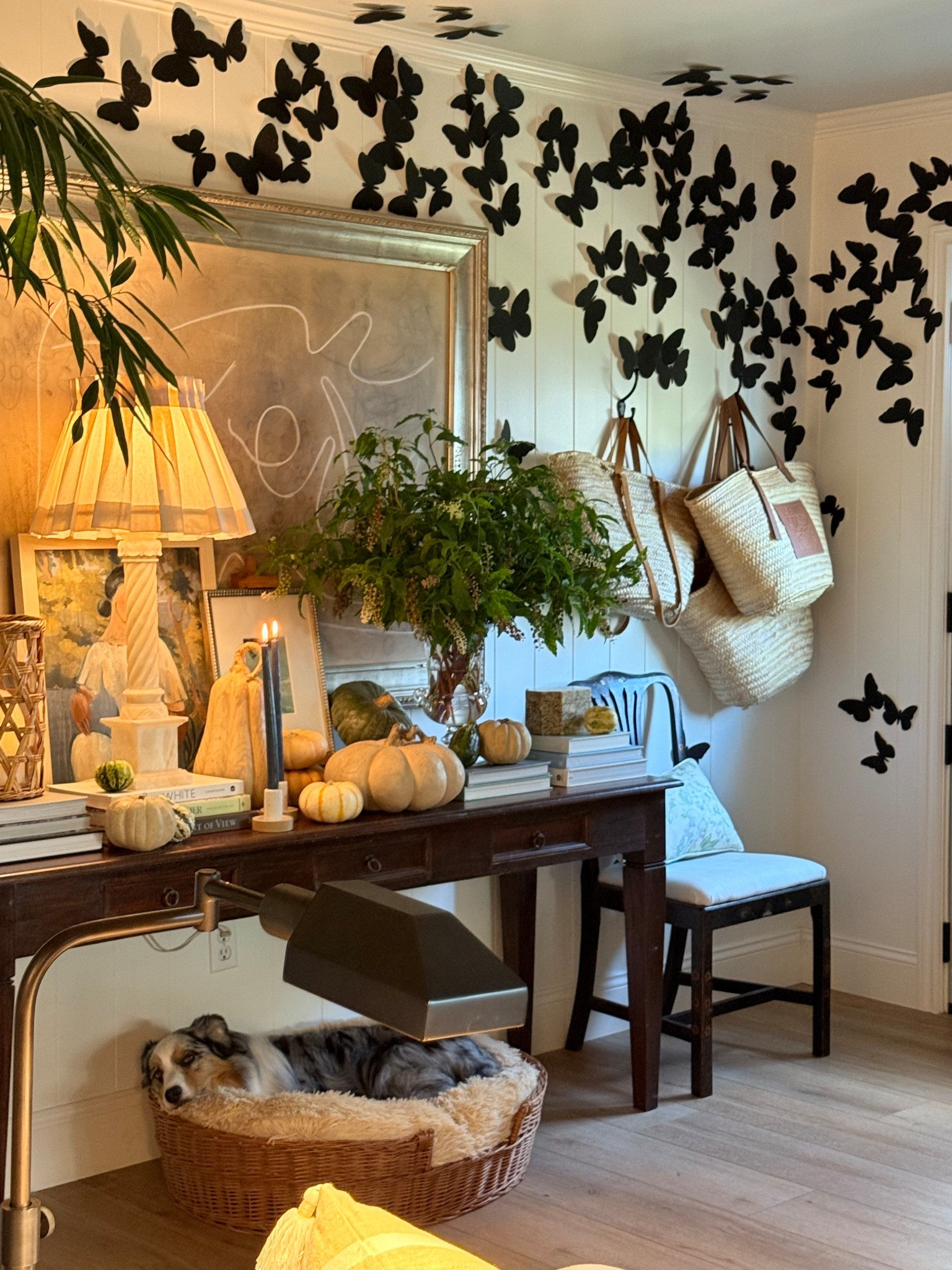 World Market  console decorating