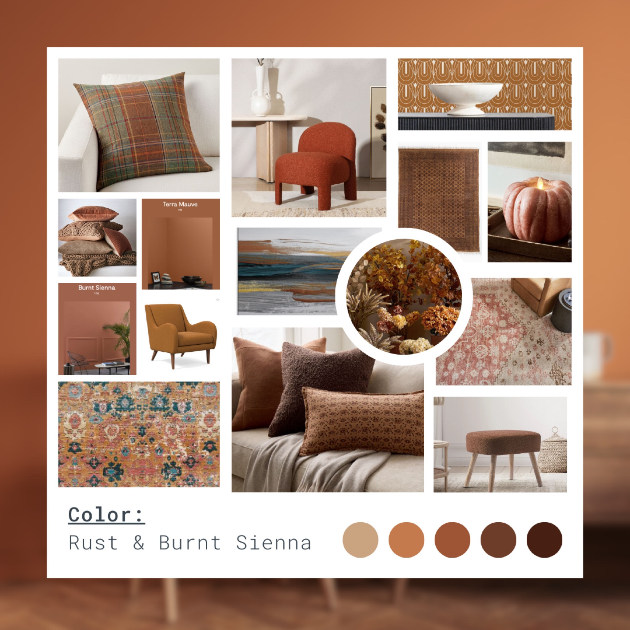 Rust & burnt sienna! 🔶🏵️🧶 Check out our instagram for Josh’s favorite fall 2024 color rec’s 🍊🥕

#LTKStyleTip #LTKHome #LTKSeasonal