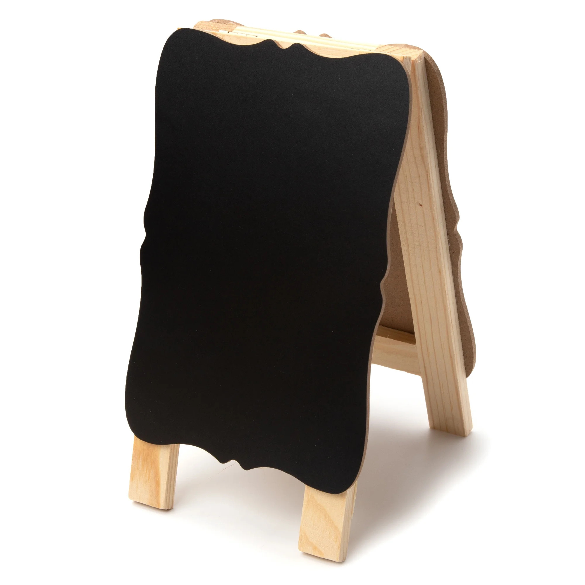 Cousin DIY Medium Folding Chalkboard & Dry Erase with Wood Easel, Double Sided, Black MDF | Walmart (US)