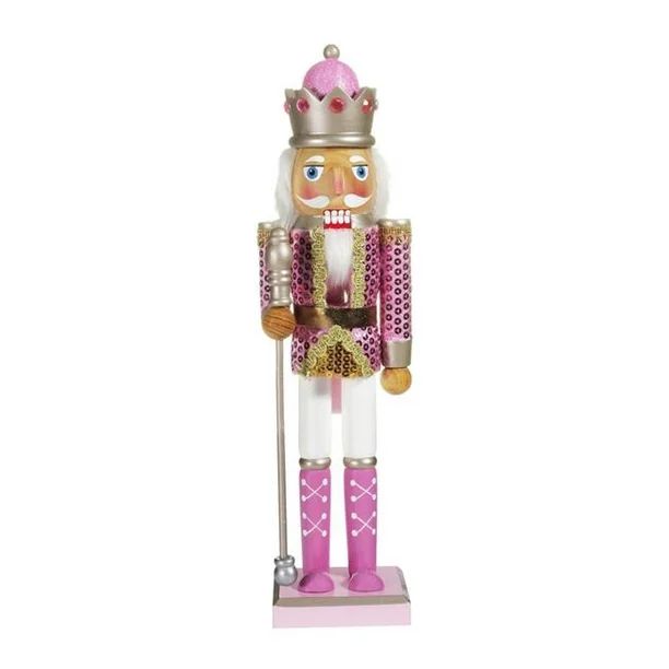 Kurt Adler 15-Inch Pink Nutcracker | Walmart (US)