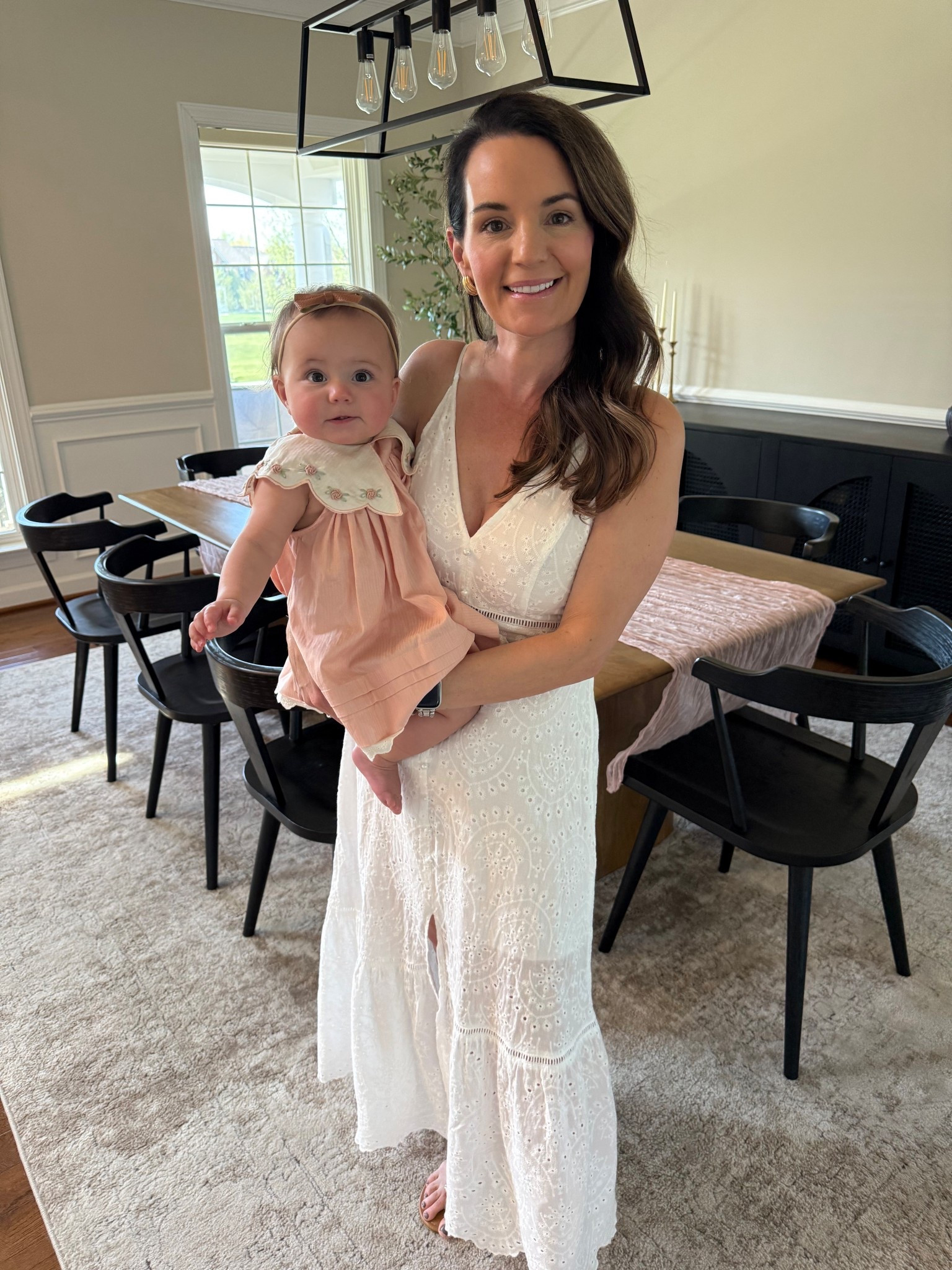 1st birthday party dress for birthday and mom 