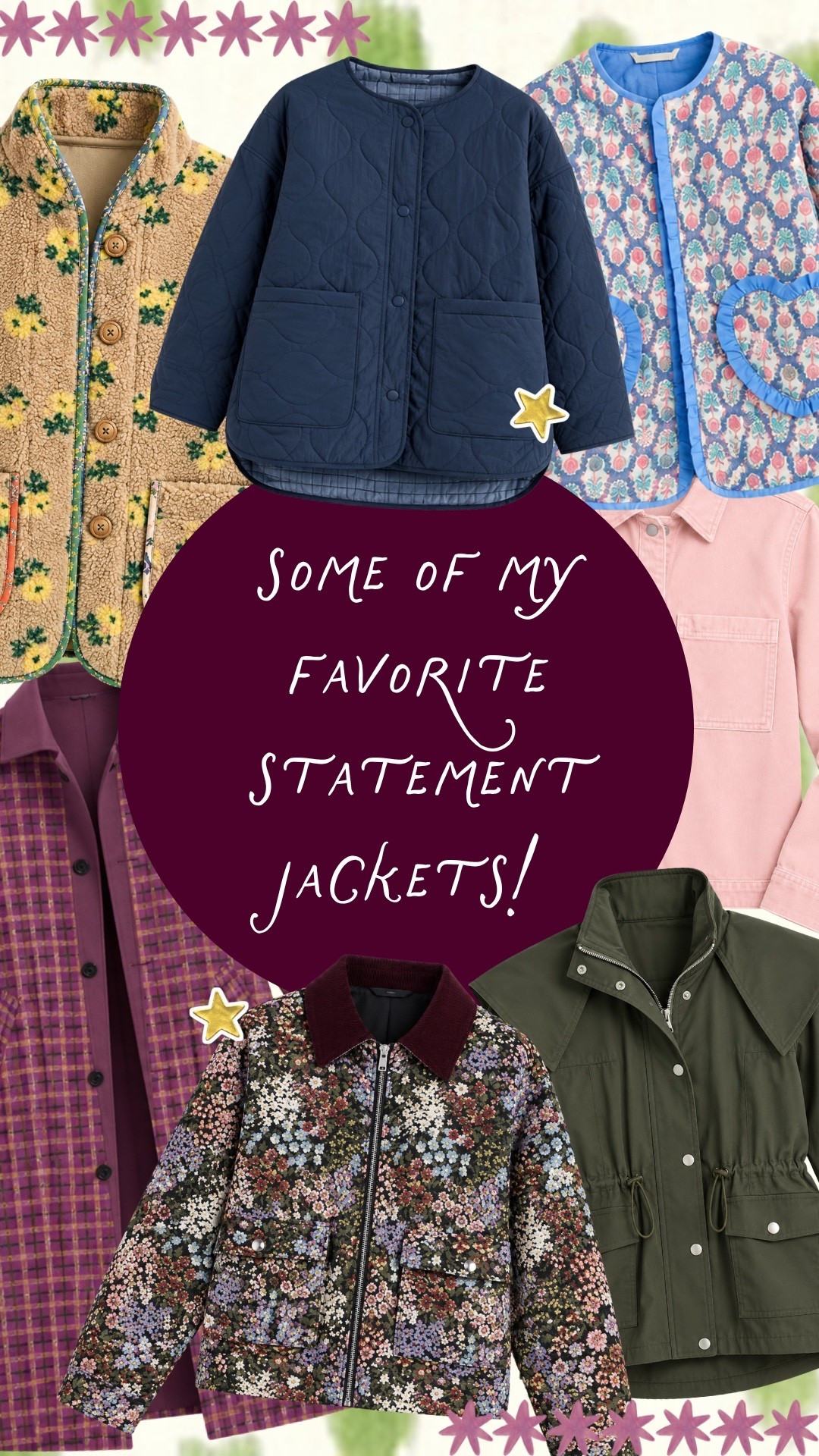 A statement jacket can completely transform an outfit! 💕 I am loving all the fun prints, pretty colors, quilted textures, and unique details this season. These are the kinds of jackets that make getting dressed for fall SO much more fun!

#LTKSeasonal #LTKOOTD #LTKOver40