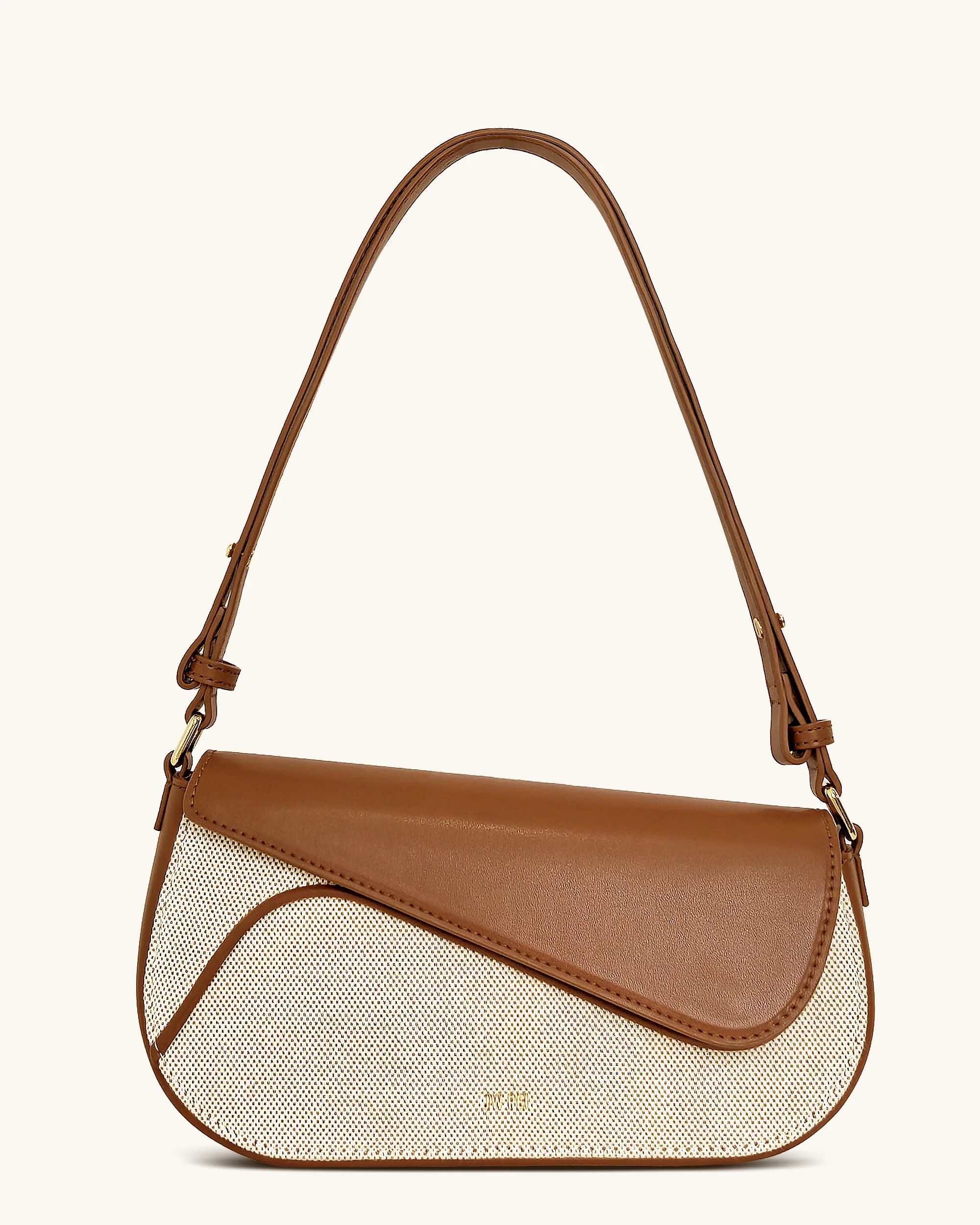 Addisyn Shoulder Bag - Brown Canvas | JW PEI US
