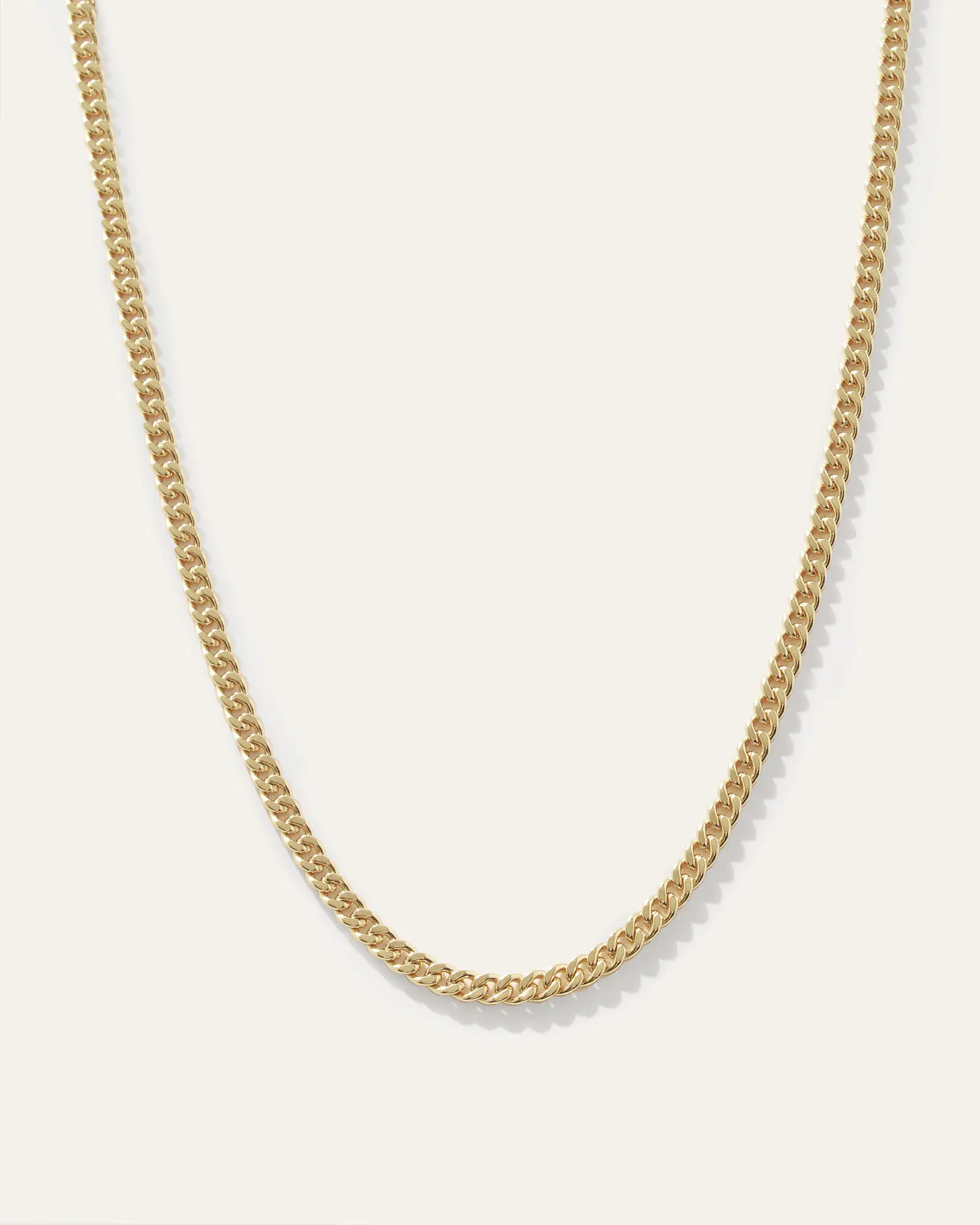 Cuban Curb Chain Necklace in Gold Vermeil | Quince