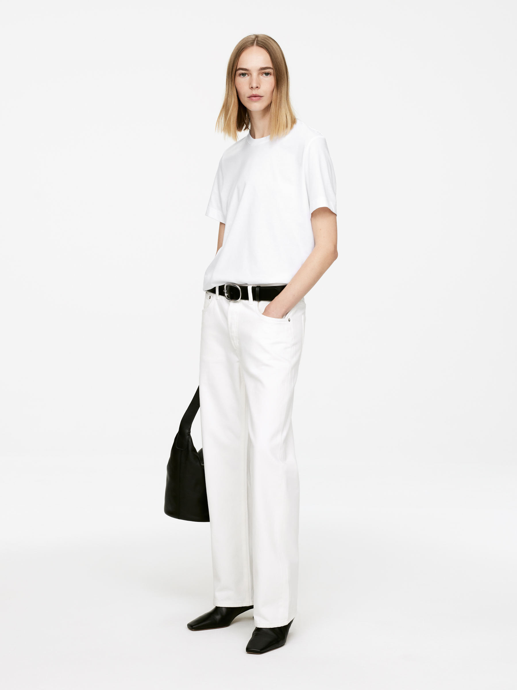 LILY leichtes T-Shirt – Weiß – Damen – ARKET DE | Arket EU