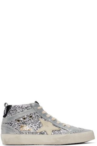 Silver Mid Star Sneakers | SSENSE
