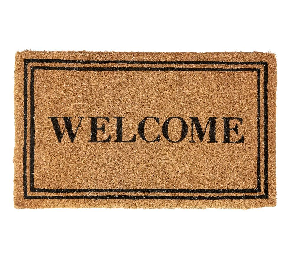 Classic Welcome Doormat | Pottery Barn (US)