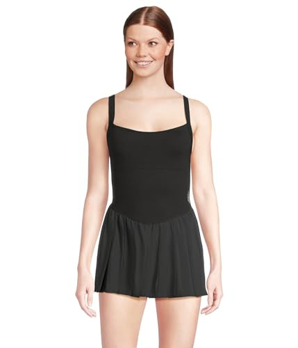 Free People FP Movement Womens Swing of Things Dress Black MD (Women's 8-10) One Size | Amazon (US)