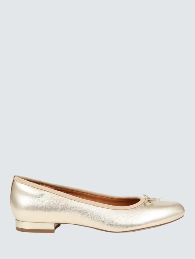 Jones Bootmaker Soleil Leather Ballet Flats | John Lewis (UK)