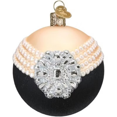 Old World Christmas Blown Glass Ornament for Christmas Tree, Classic Audrey Round | Target