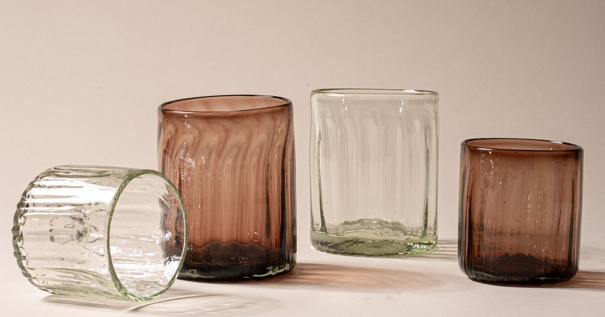 Ripple Recycled Glassware | East Fork Pottery, LLC