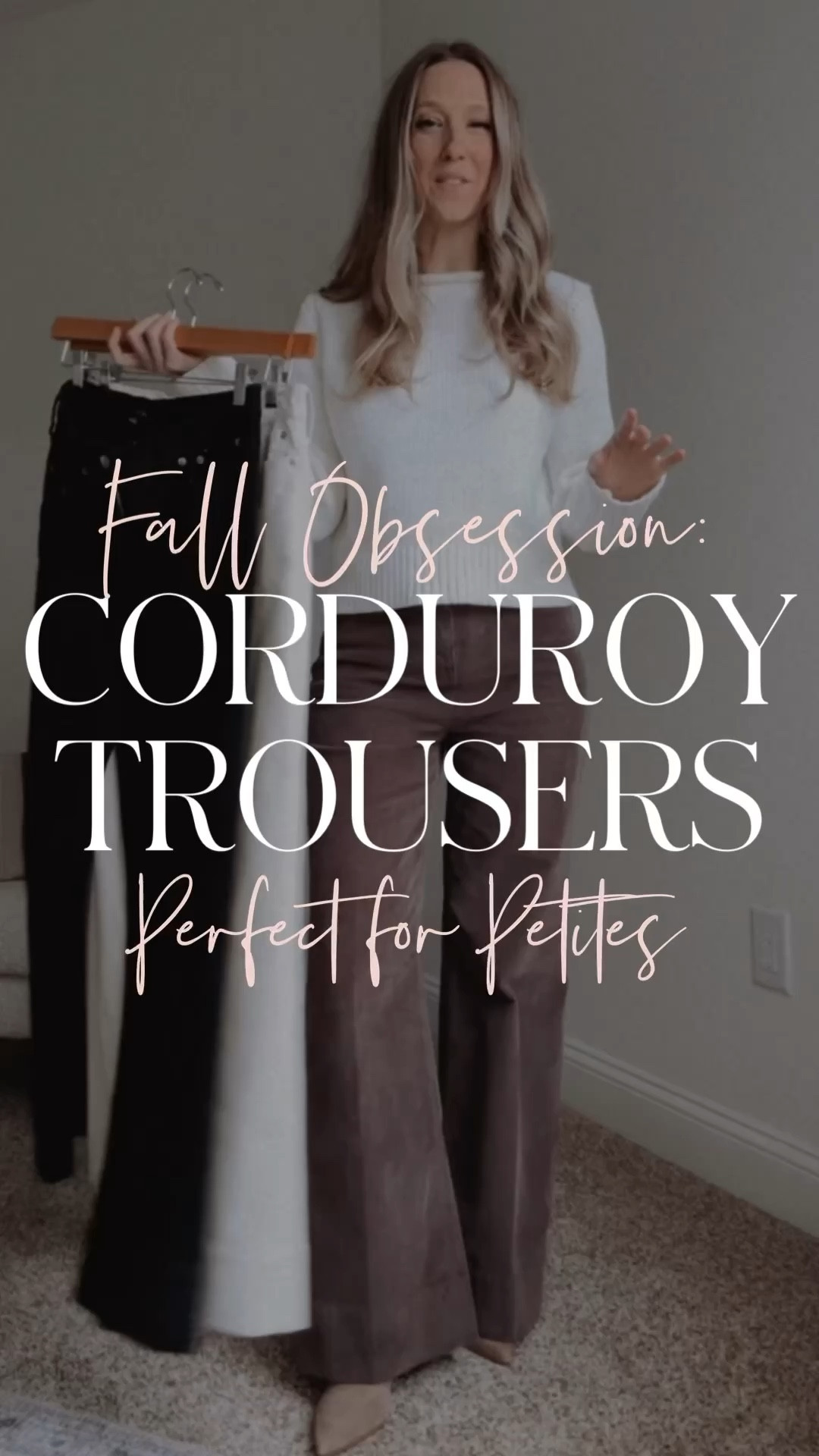 These. Pants. Though! 

The trouser jean is my favorite style and now I get to have trouser cords too! These pants are amazing for curves and petite friendly! There are so many ways to wear them and I love them for work too! I size down and wear the petite length.

#LTKVideo #LTKSeasonal #LTKWorkwear