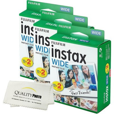 Fujifilm instax Wide Instant Film 6 Pack (60 Exposures) for Fujifilm instax Wide 300, 200, and 210 cameras | Target