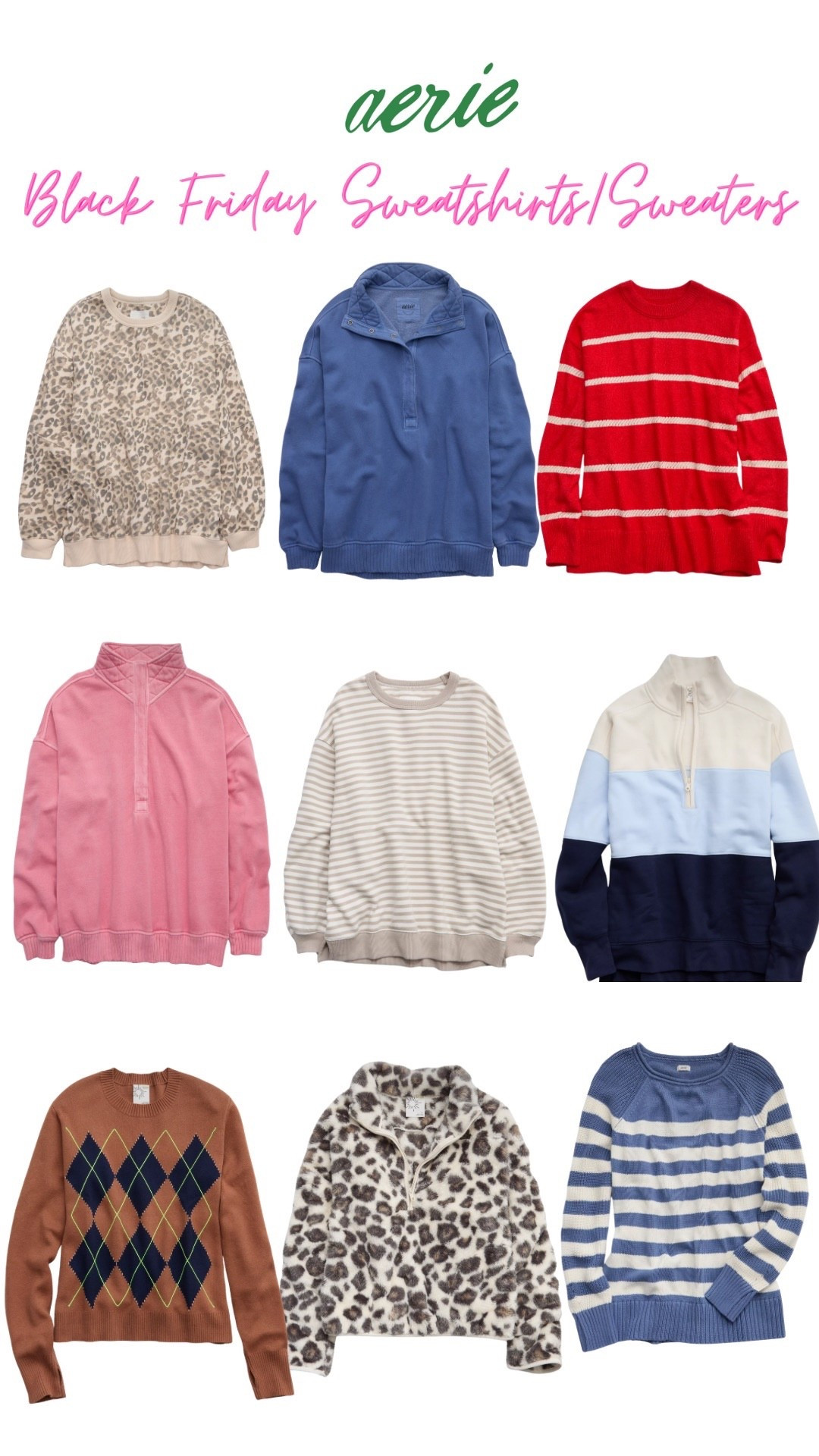 Aerie is having 40% off site wide for Black Friday. I absolutely love their sweaters and sweatshirts. As a normal size 4x, I fit into an Aerie XXL. 

#LTKwinter #LTKsale #LTKcurves