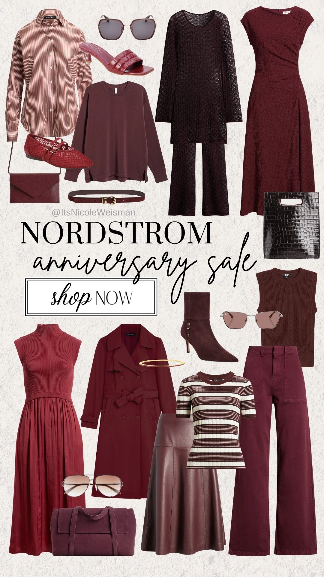 Nordstrom anniversary sale finds

Burgundy – red – shoes – pants – dresses – tops – sunglasses – accessories

#LTKootd #LTKSaleAlert #LTKMidsize