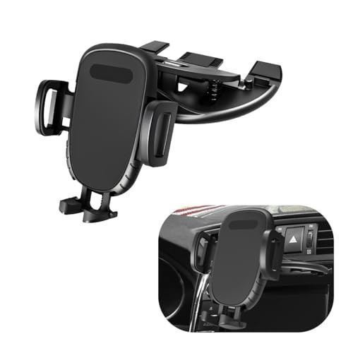 NYTKL Cell Phone Holder for Car, 360° Rotatable Vehicle Cellphone Holder for CD Slot, Magnetic or One Button Release Auto Phone Mount, Hands Free Car CD Slot Smartphone Mount | Amazon (US)