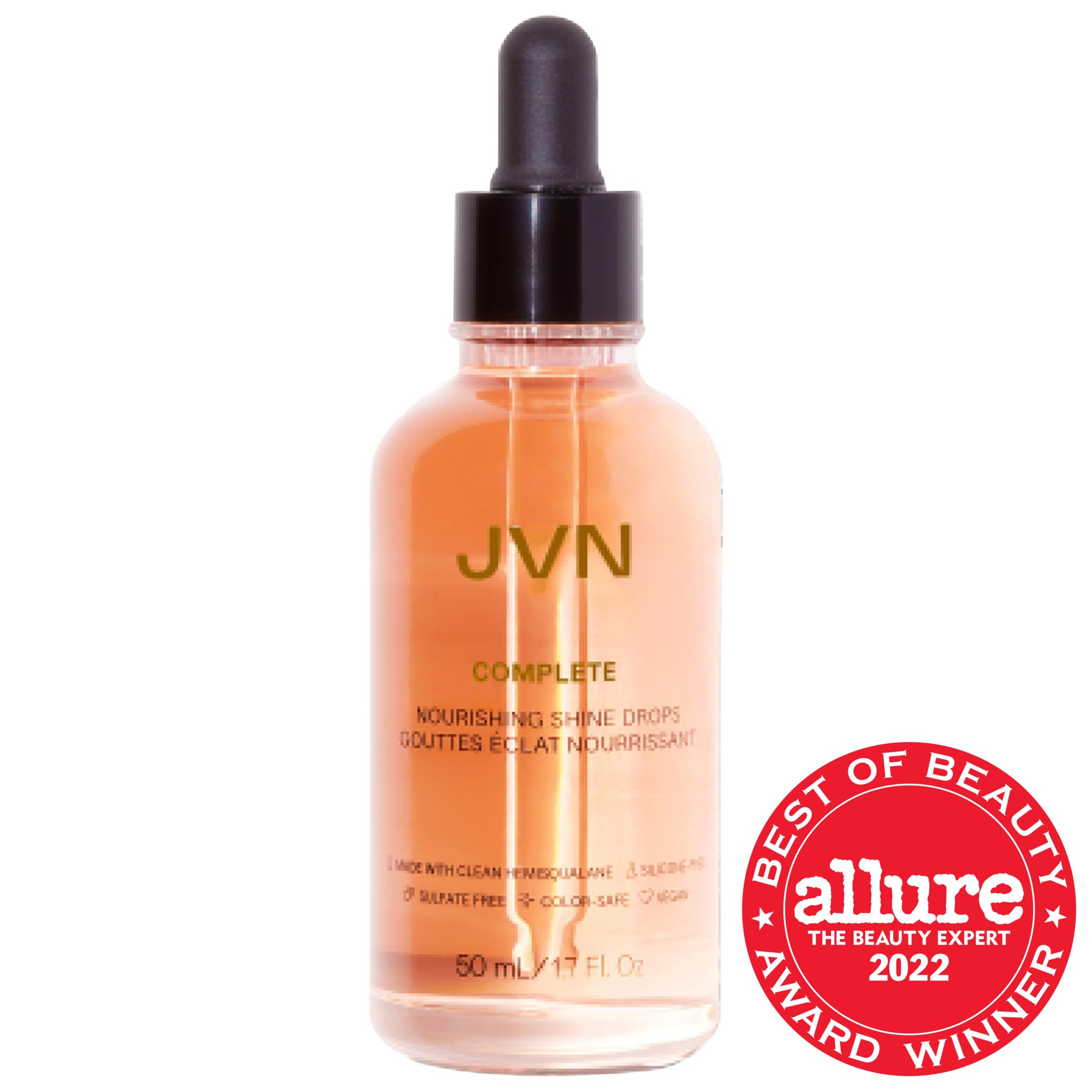 JVN Complete Nourishing Hair Oil Shine Drops 1.7 oz/ 50 mL | Sephora (US)