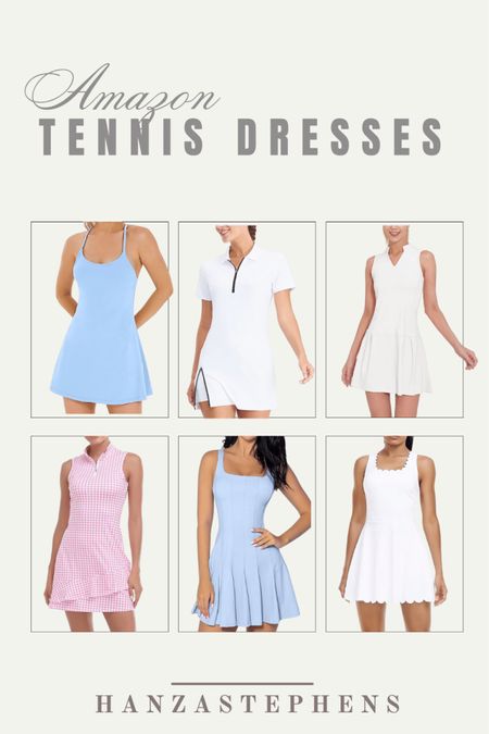 Amazon tennis dresses 
Pastel tennis dresses from Amazon 
Light blue tennis dress 
White tennis dress under 50 
Pink tennis dress under 50

#LTKfitness #LTKstyletip #LTKunder50
