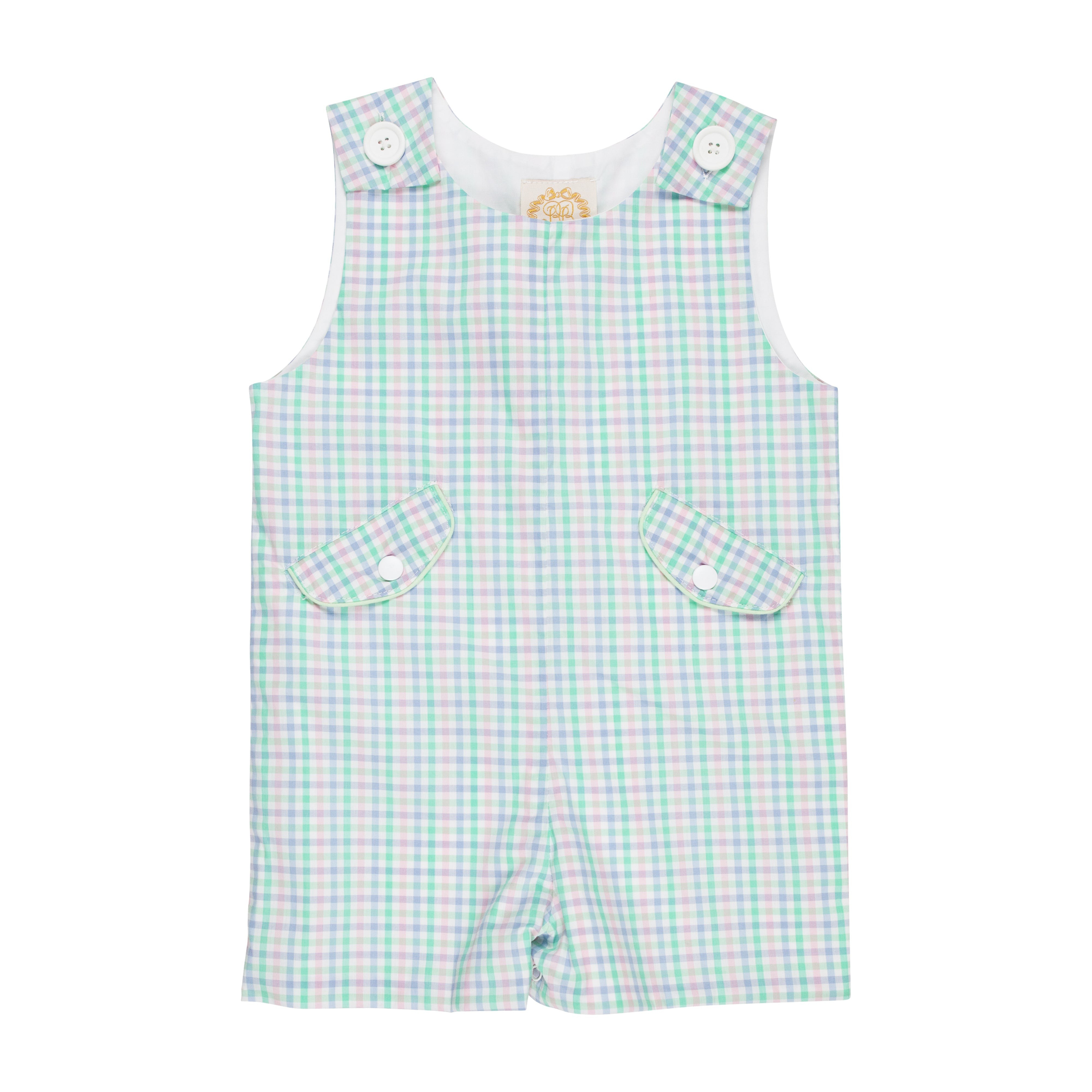 Prescott Pocket Jon Jon - Sir Proper's Preppy Plaid with Grace Bay Green | The Beaufort Bonnet Company