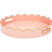 Eloise Scalloped Metal Tray | Dashing Trappings