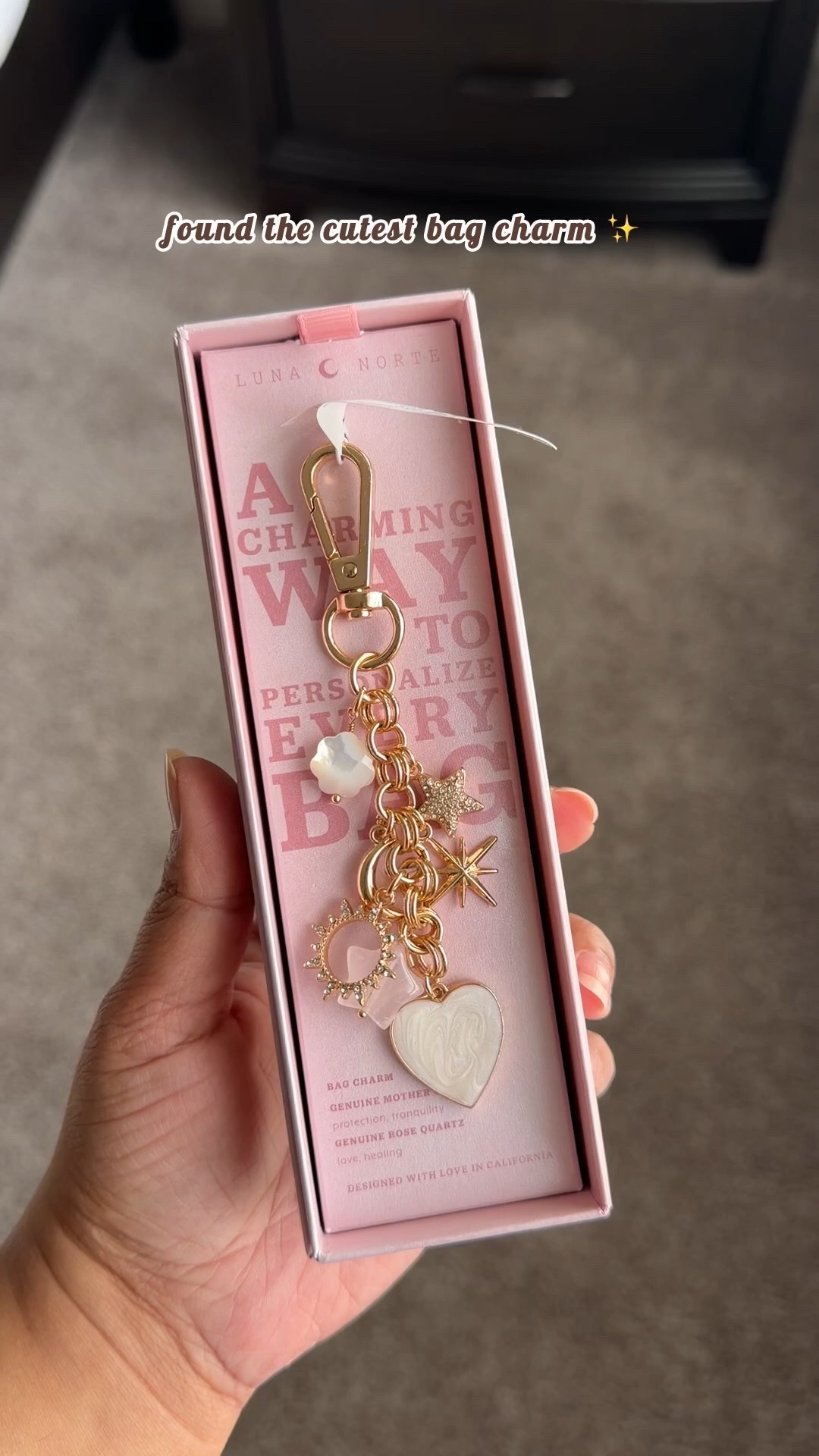 Found the cutest bag charm while I was at Marshall’s! It has heart and star charms and some with pearl and rose quartz. Adds a touch of elegance to my everyday crossbody! I also have a Saja Boys Baby Saja charm and sheep charm from How to Train Your Dragon World at Epic Universe to add more fun! Do you like layering bag charms? Universal studios, kpop demon hunters, wide purse strap 

#LTKdayinmylife #LTKHome