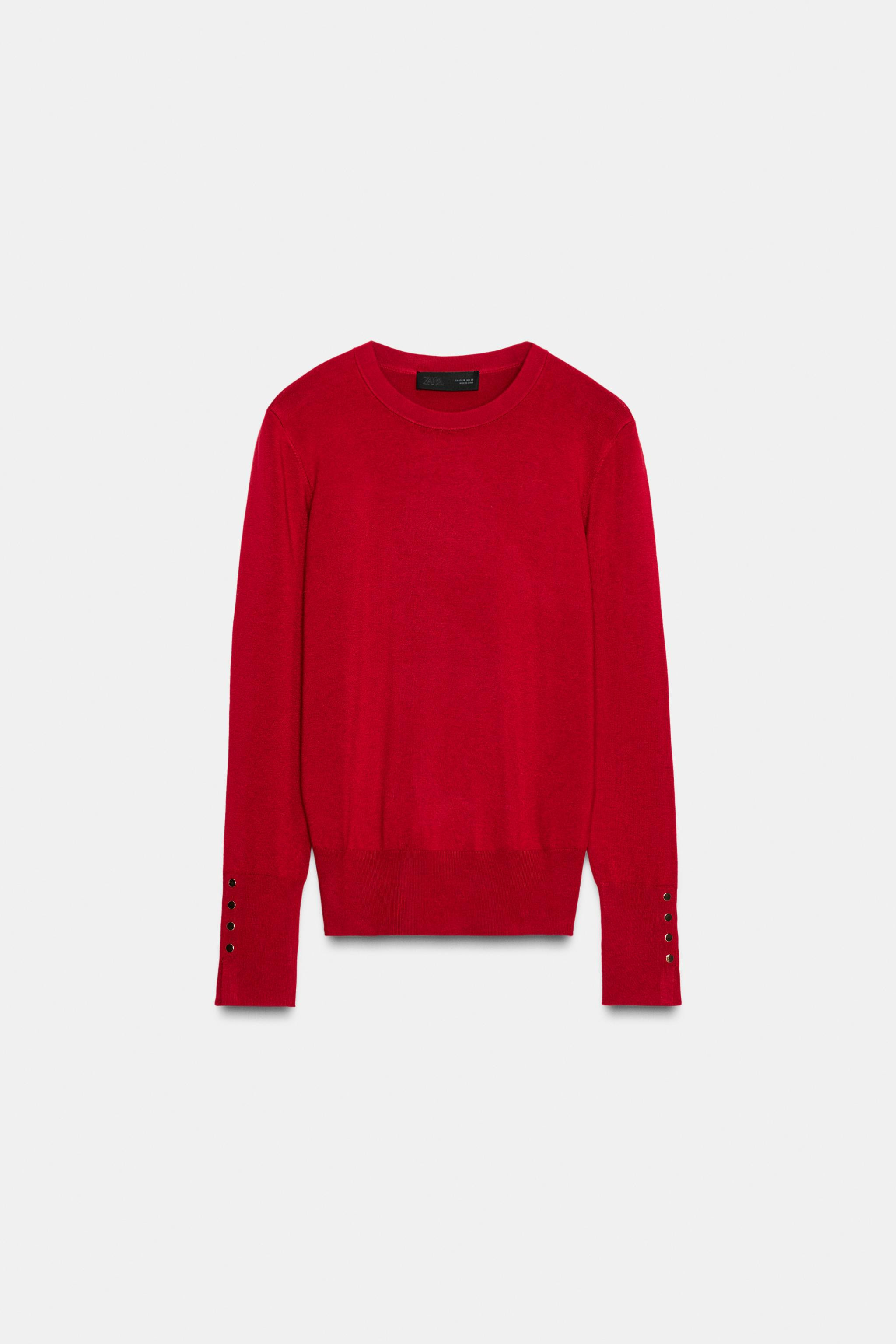 BASIC PLAIN KNIT JUMPER | Zara US