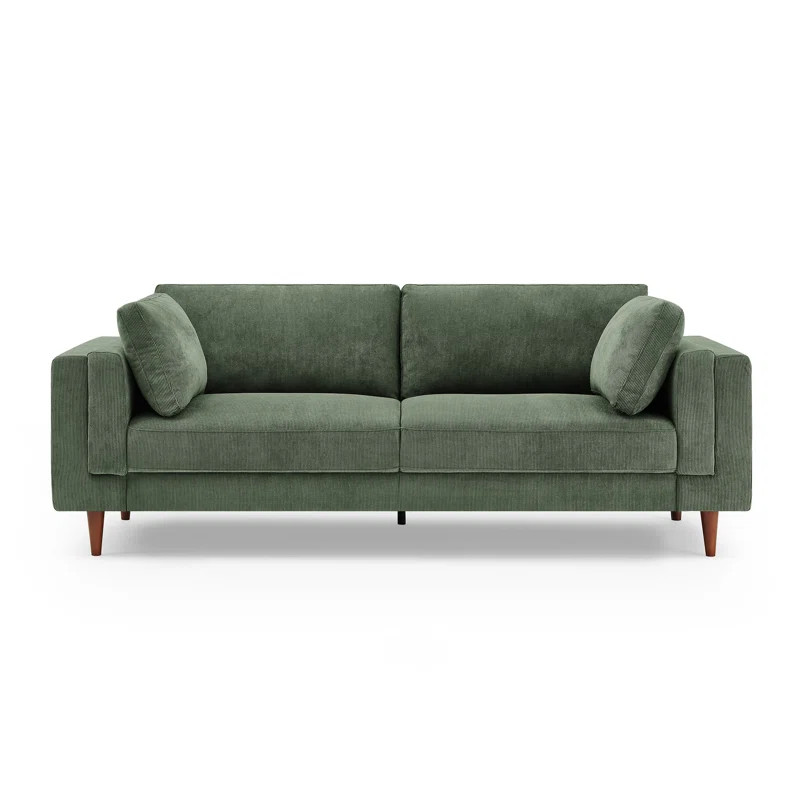 Kraz Minimore Modern Style 85'' Square Arm Sofa | Wayfair North America