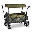WonderFold Wagon Pull/Push Double Wagon 2-Seat w Magnetic Seatbelts | HSN