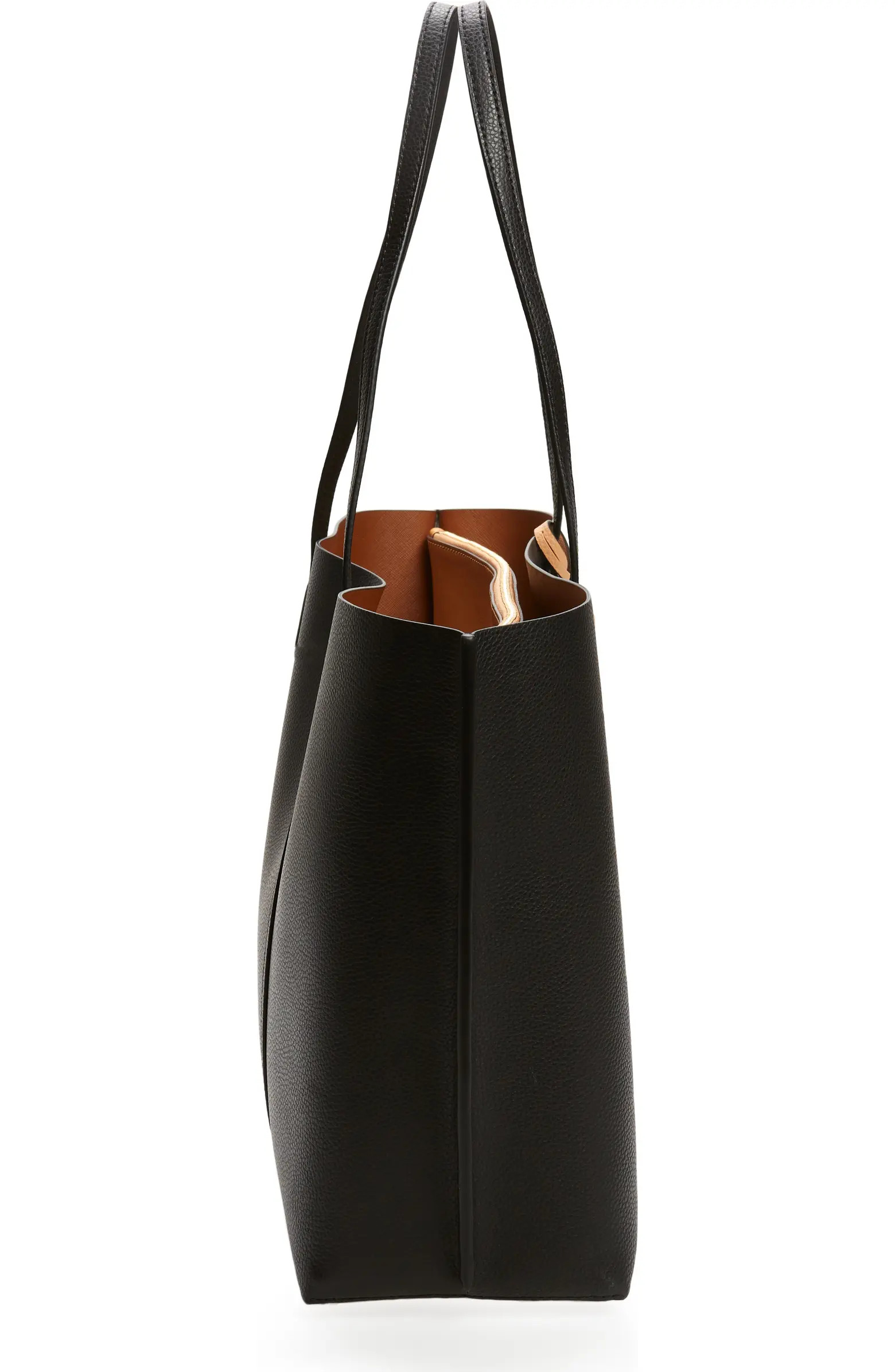 Perry Triple Compartment Leather Tote | Nordstrom